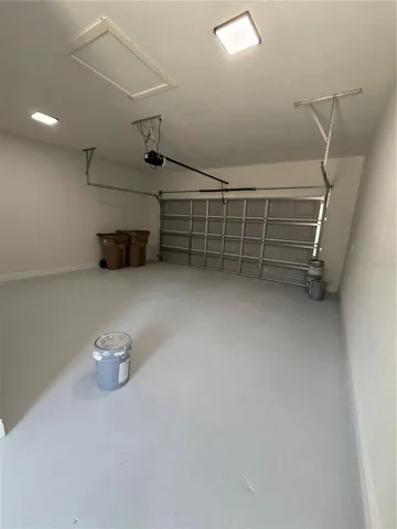 Interior 2 car garage