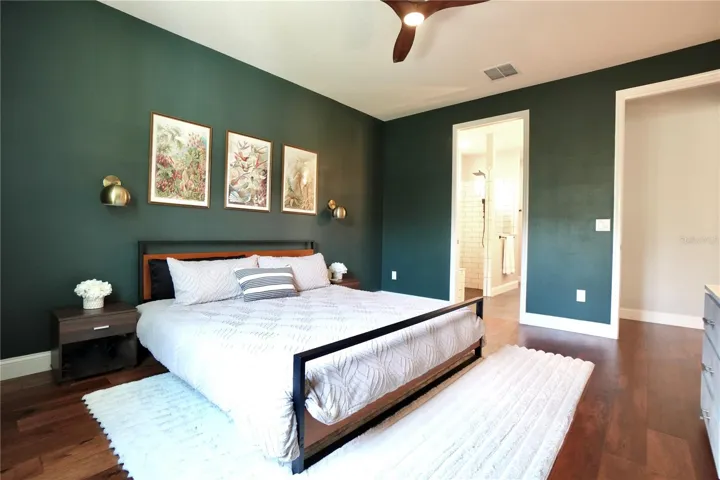 Spacious primary bedroom.