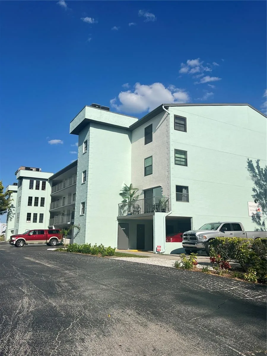 front of building