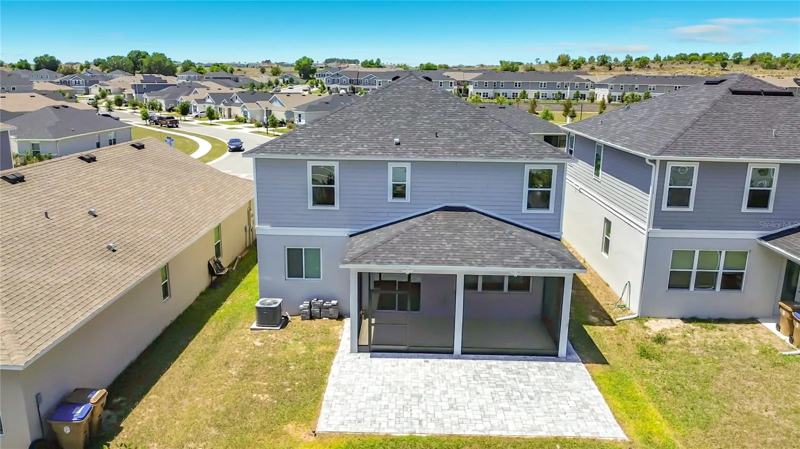 Enjoy outdoor living on your own paved patio area