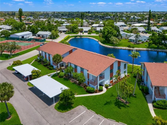 Elevated view of condo