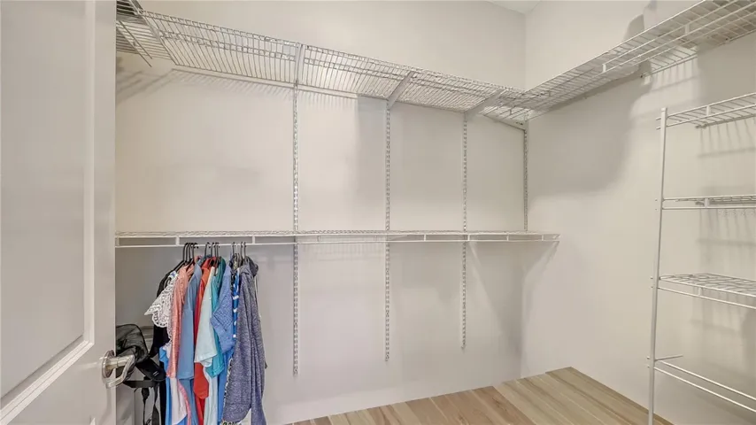 Bedroom 3 walk in closet