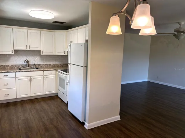 Dining room is easily accessible from the kitchen.