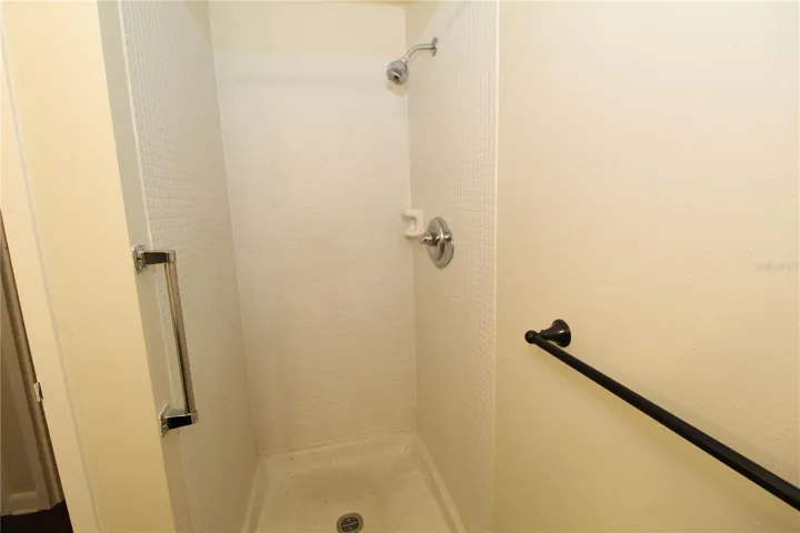 Primary bath, step in shower.