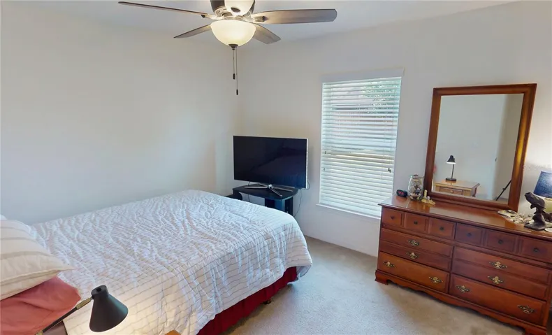 Back Bedroom overlooking private backyard