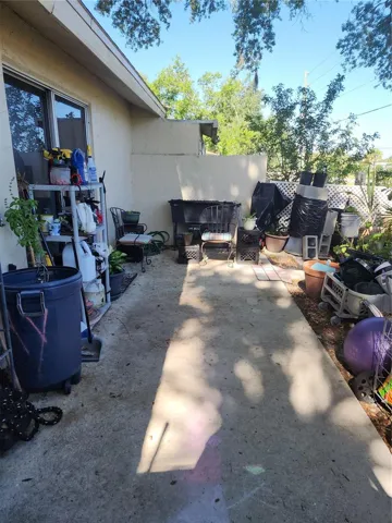 Back patio