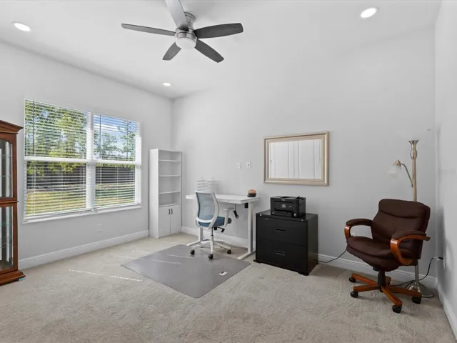 Bedroom 2 features a closet and offers versatility as an adjoining study, private TV lounge, or calming zen space connected to the primary suite