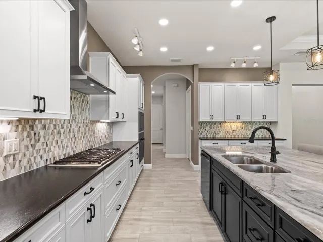 An open, spacious kitchen offering generous room for cooking and entertaining