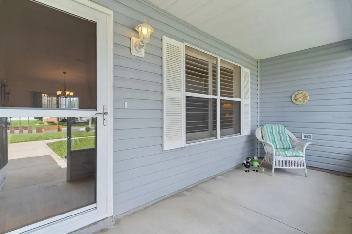 INTERIOR OF FRONT PORCH