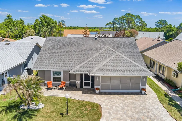 EXTERIOR FRONT WITH AERIAL VIEW