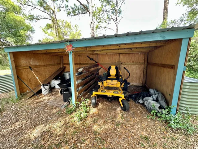 Storage LeanTo in Pasture