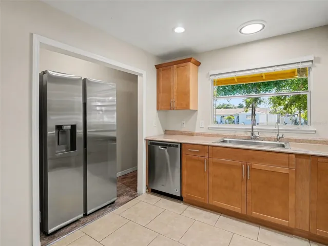 Kitchen with pantry