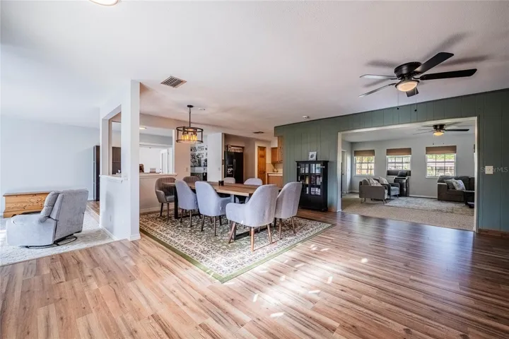 Formal LR on the left. Family Room on the right.