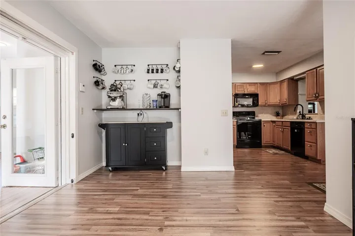 Coffee Bar Beside Kitchen