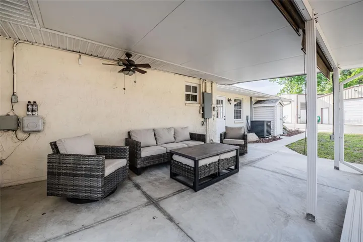 Covered Back Porch