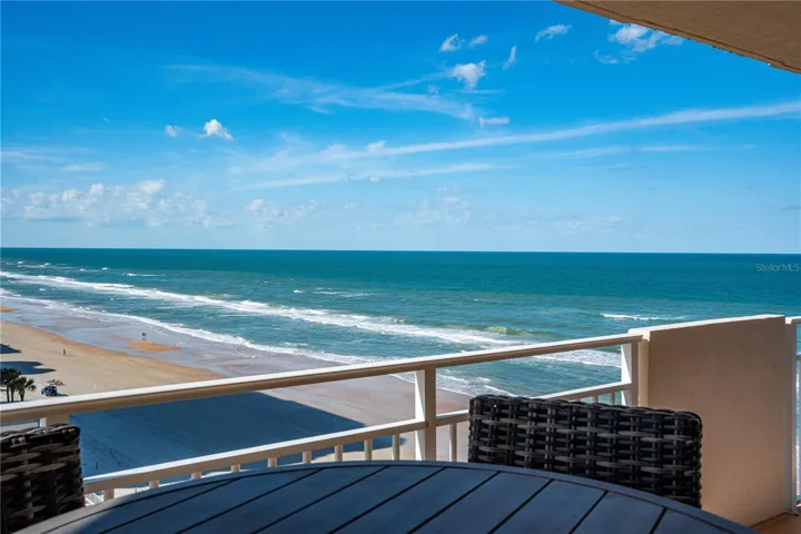NE end of balcony with view of Ocean.