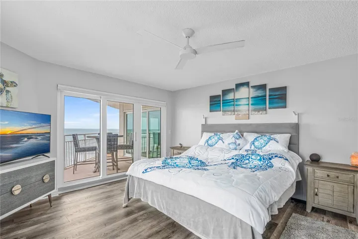 Primary Bedroom with Sliders to Balcony
