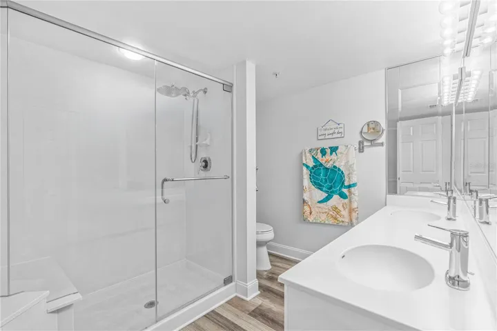 Primary Bath with Double Vanity