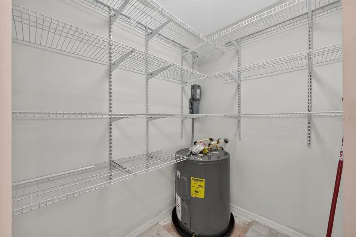 Primary walk in closet