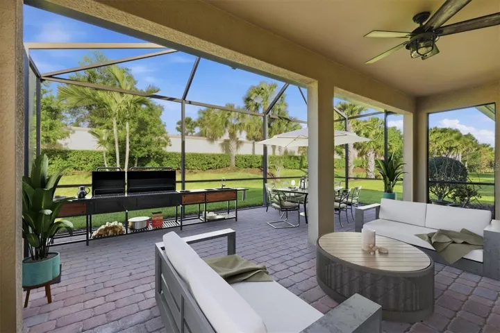 Virtually Staged Lanai