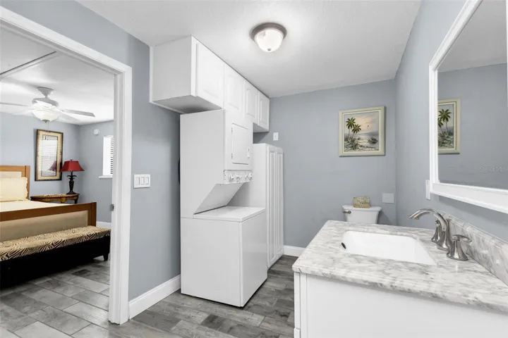 Guest suite laundry