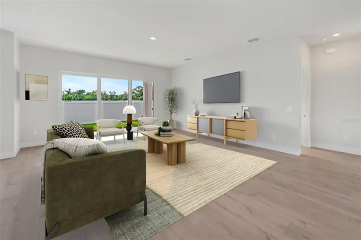 Family Room **Virtually Stages
