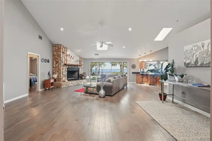 Family Room showing Fireplace