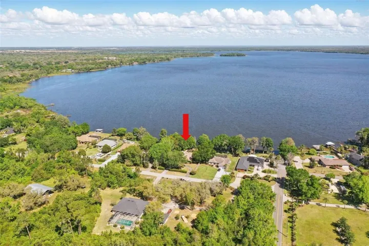 Aerial View with Lake Marion