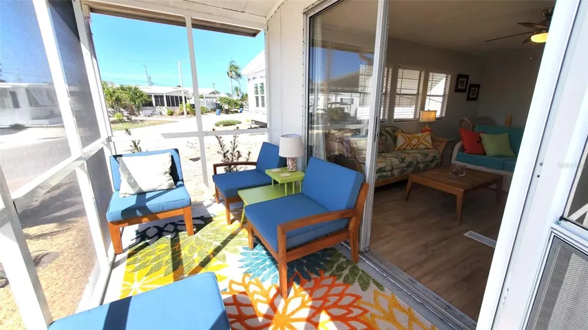 Screened lanai
