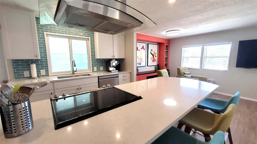 Open kitchen with