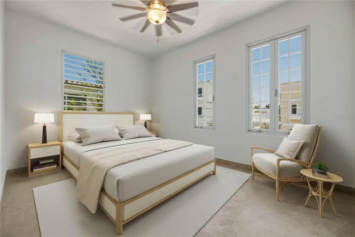 Guest Bedroom - This image has been virtually staged and does not reflect the current state of the property.
