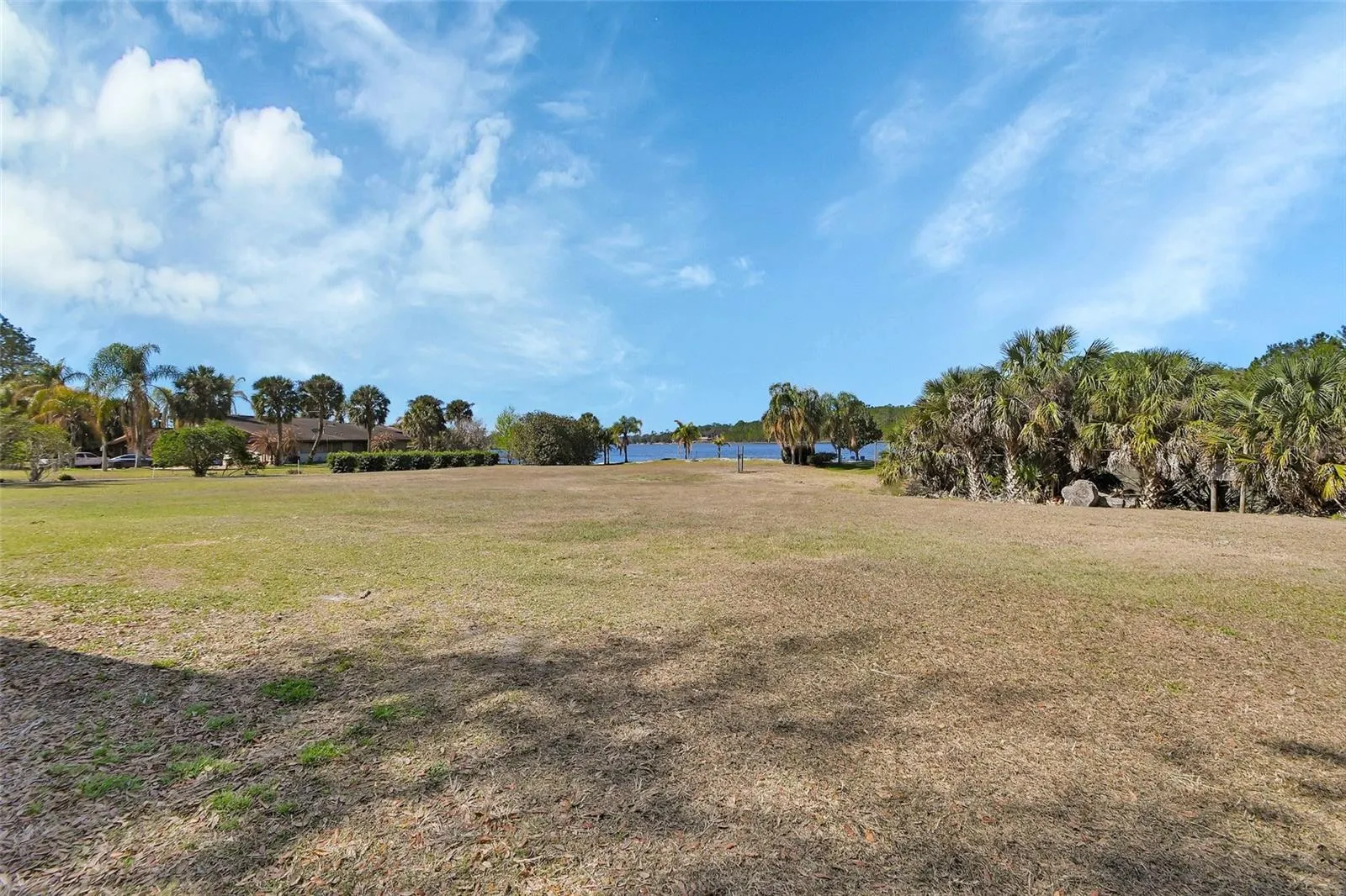 View of land looking tward the lake