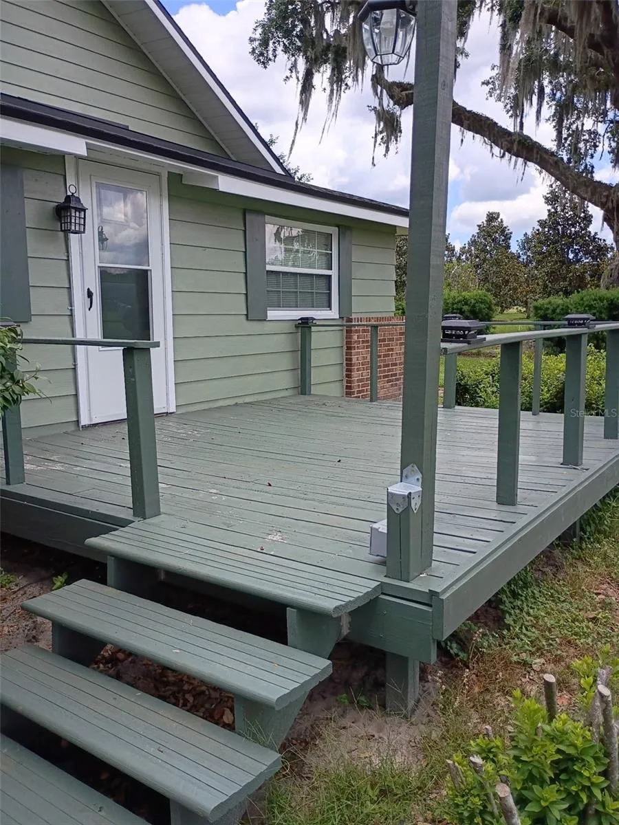 Wood deck