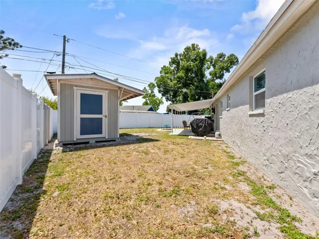 Backyard from corner