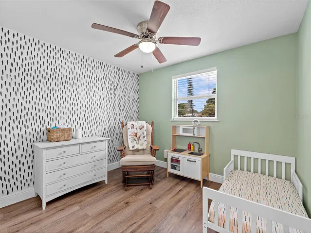Bedroom 3 is cute and well appointed.