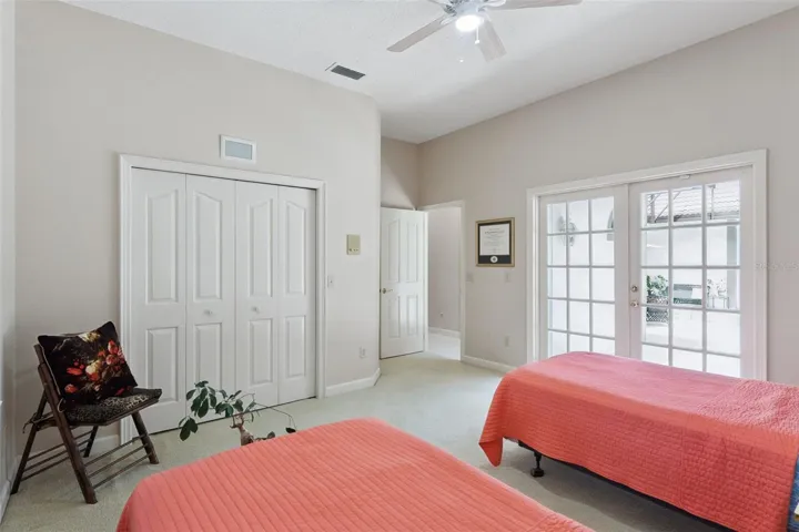 Bedroom 3 with Pool Access.