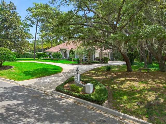 Circular Driveway Entry.