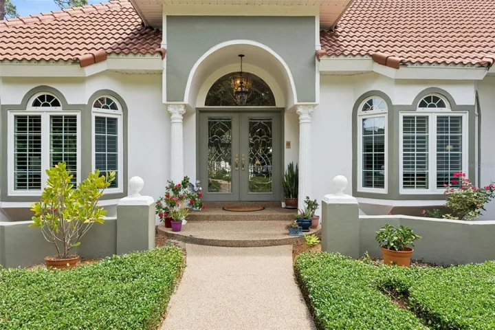 Front Double Door Entry