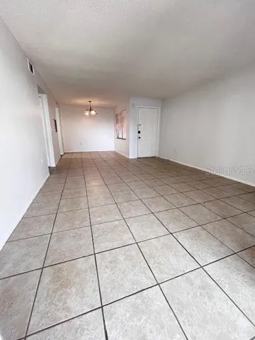 View from living to entry and dining