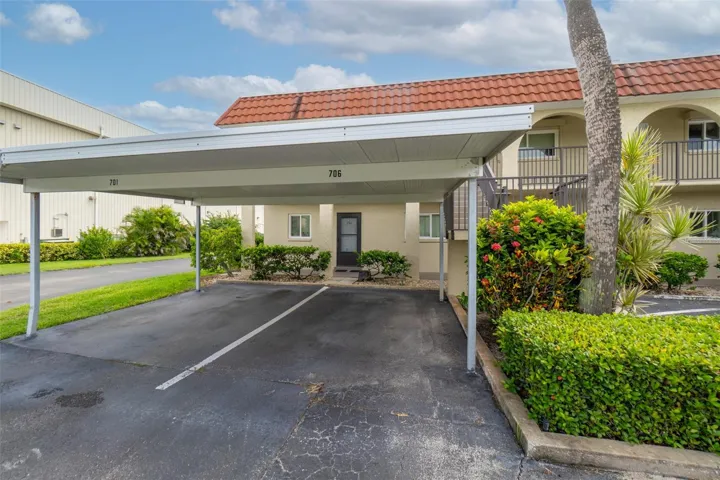 Deeded covered carport, Unit 706