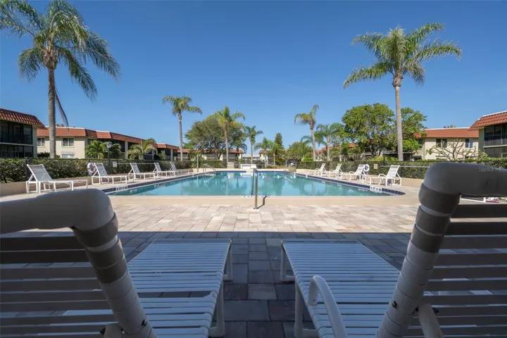 Pool, lounge chair perspective