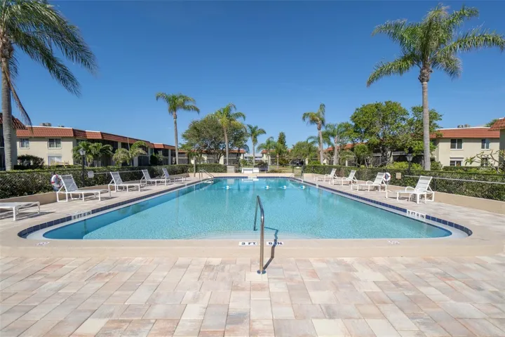 Community pool, ground level