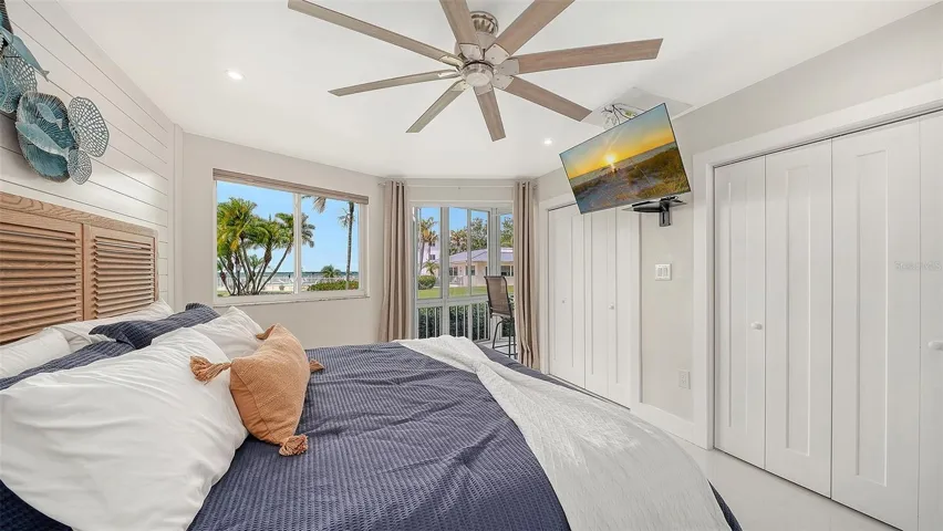 Custom closets throughout condo