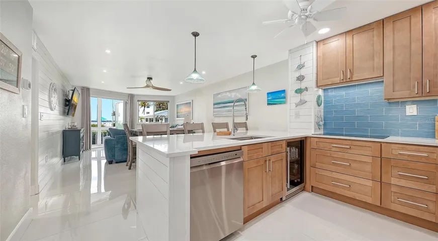 Open floor plan.