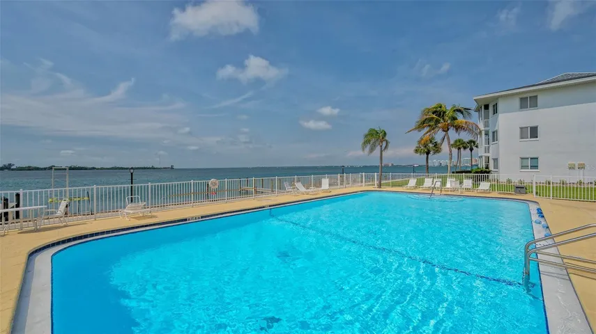 Heated community pool.
