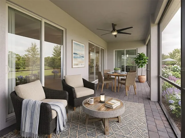Ai Virtually staged patio.
