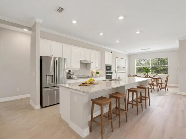 Ai Virtually staged Kitchen.