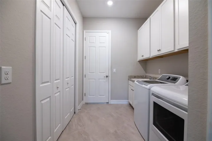 Laundry room.