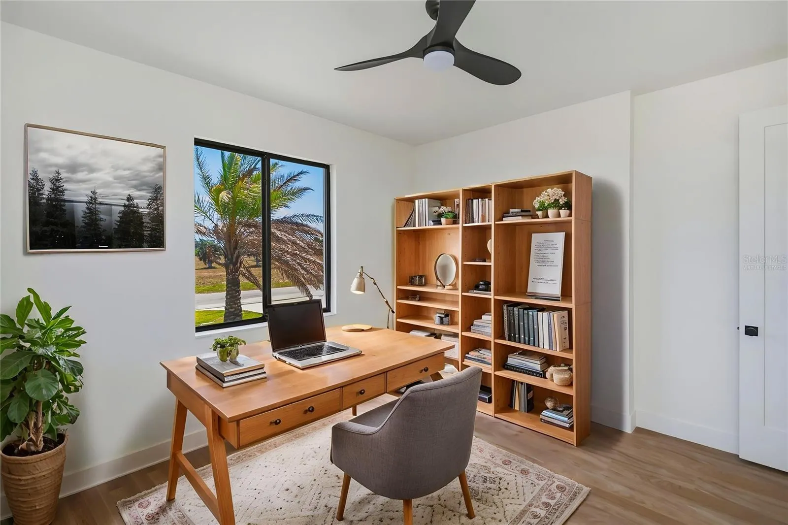 VIRTUALLY STAGED Office / Guest Bedroom 2 (1st Floor)