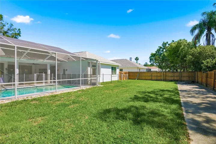 Back Yard - privacy Fenced